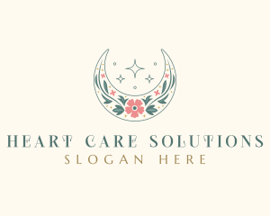 Floral Celestial Boutique logo design