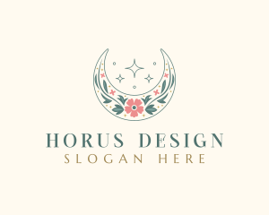 Floral Celestial Boutique logo design