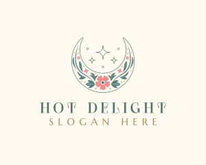 Floral Celestial Boutique logo design