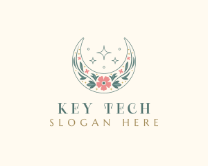 Floral Celestial Boutique logo design