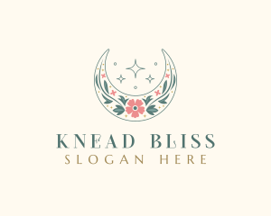 Floral Celestial Boutique logo design