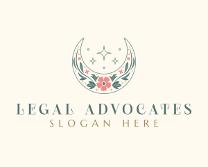 Floral Celestial Boutique logo design