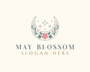 Floral Celestial Boutique logo design