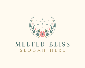 Floral Celestial Boutique logo design