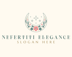 Floral Celestial Boutique logo design