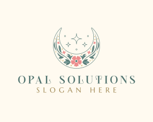 Floral Celestial Boutique logo design