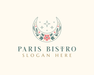 Floral Celestial Boutique logo design