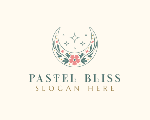 Floral Celestial Boutique logo design