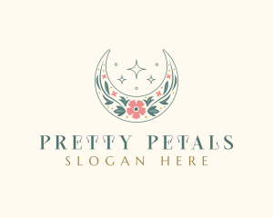 Floral Celestial Boutique logo design