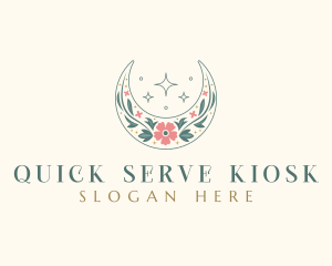 Floral Celestial Boutique logo design