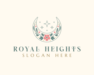 Floral Celestial Boutique logo design