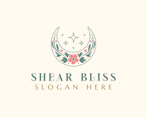 Floral Celestial Boutique logo design