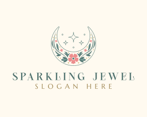 Floral Celestial Boutique logo design