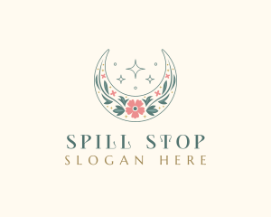 Floral Celestial Boutique logo design