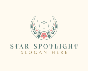 Floral Celestial Boutique logo design