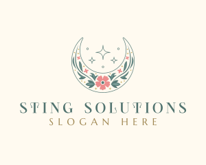 Floral Celestial Boutique logo design