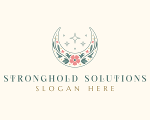 Floral Celestial Boutique logo design