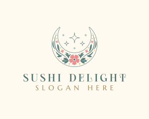 Floral Celestial Boutique logo design