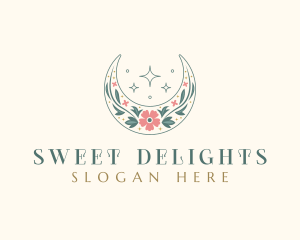 Floral Celestial Boutique logo design