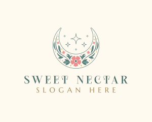 Floral Celestial Boutique logo design