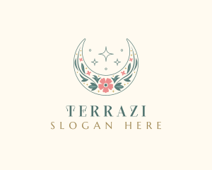 Floral Celestial Boutique logo design