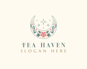 Floral Celestial Boutique logo design