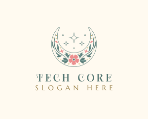 Floral Celestial Boutique logo design