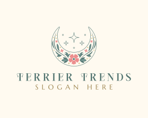 Floral Celestial Boutique logo design