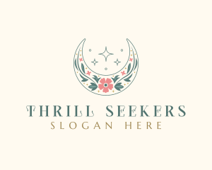 Floral Celestial Boutique logo design