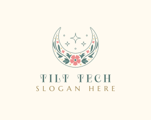 Floral Celestial Boutique logo design