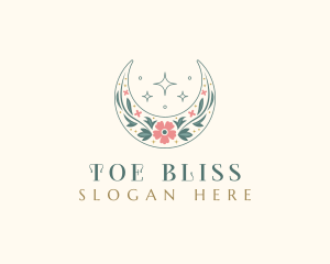 Floral Celestial Boutique logo design