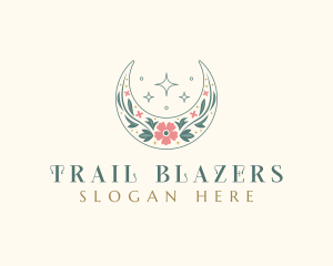 Floral Celestial Boutique logo design