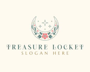 Floral Celestial Boutique logo design