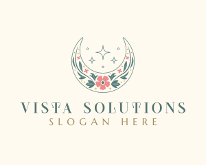 Floral Celestial Boutique logo design