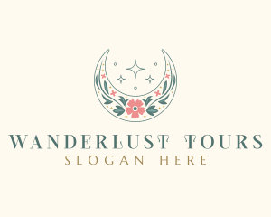 Floral Celestial Boutique logo design