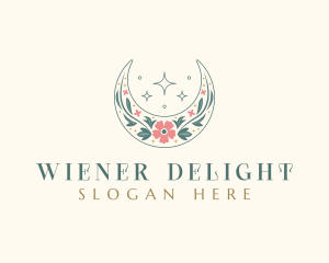 Floral Celestial Boutique logo design