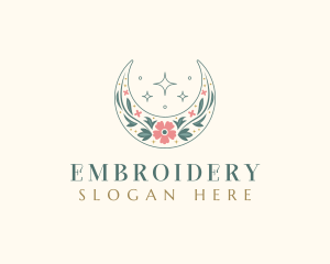 Floral Celestial Boutique logo design