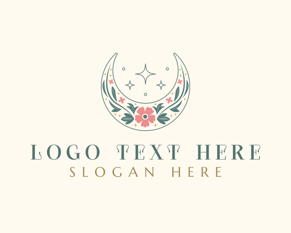 Celestial - Floral Celestial Boutique logo design