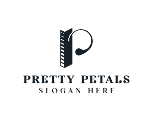 Stylish Fashion Boutique Letter P logo design