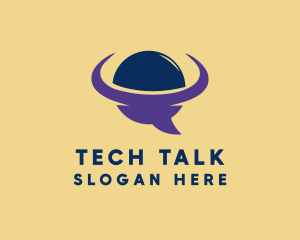 Talk Social Chat logo design