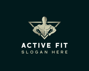 Fit - Bodybuilding Fitness Workout logo design