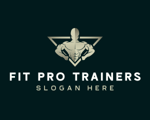 Bodybuilding Fitness Workout logo design