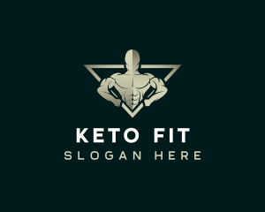 Bodybuilding Fitness Workout logo design