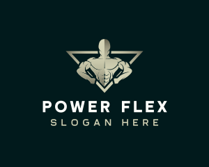 Bodybuilding Fitness Workout logo design