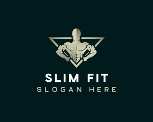 Bodybuilding Fitness Workout logo design