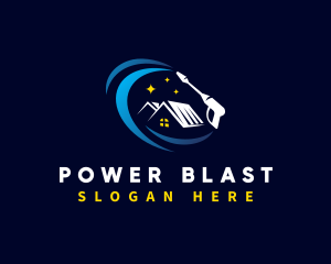 Power Wash Sanitation logo design