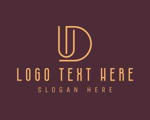 Letter Dq - Modern Business Letter D logo design