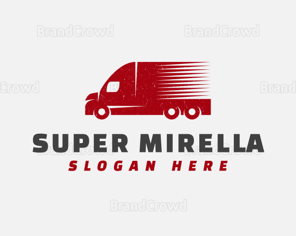 Delivery Transport Truck Logo