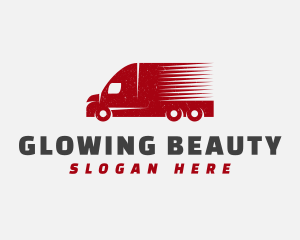 Truckload - Delivery Transport Truck logo design