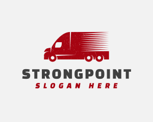 Vintage - Delivery Transport Truck logo design